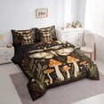 thumbnail image 3 of Homewish Animal Moth Twin Bedding Sets 7-Piece for Teens Boys Girls,Botanical Mushroom Bedding Comforter Set Microfiber,Bohemian Boho Breathable Sheet Sets,Breathable Home Decor,Reversible, 3 of 8