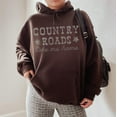 thumbnail image 3 of COUNTRY ROAD TAKE ME HOME Graphic Unisex Fleece Hooded Sweatshirt, 3 of 9