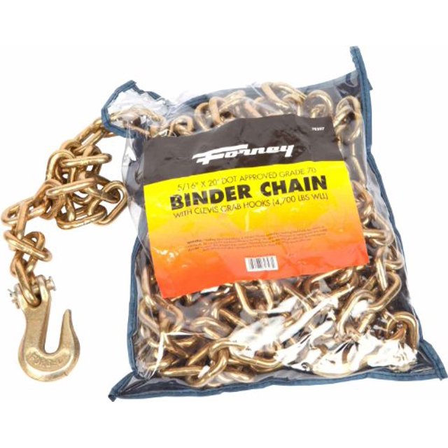 Forney 70397 Chaîne de Liant, 5/16 de Pouce par 20-Pieds