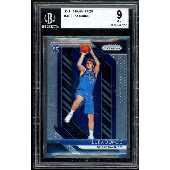 Luka Doncic Rookie Card 2018-19 Panini Prizm #280 BGS 9