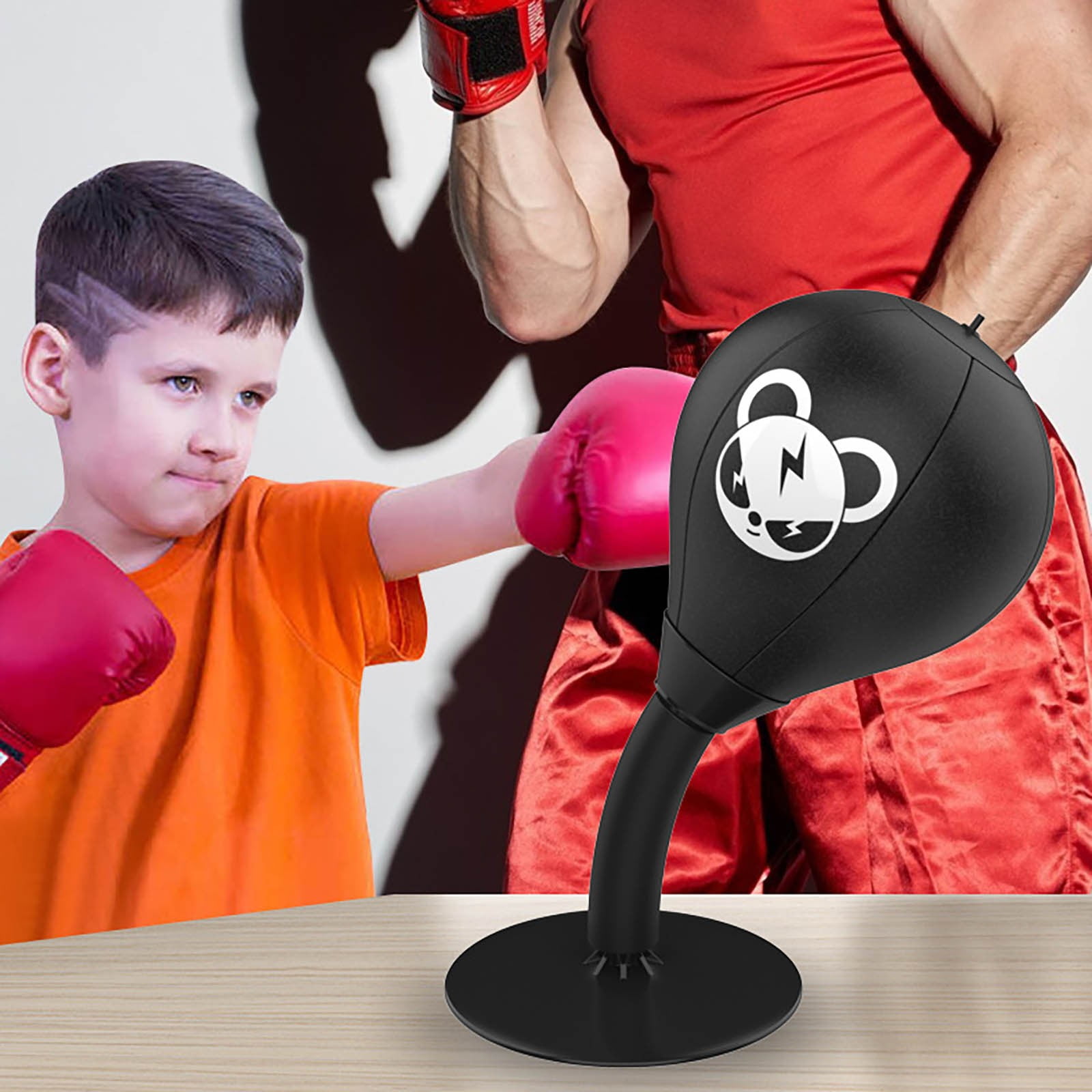 Outdoor Sports Desktop Punch Bag With Suction Cup | Strong Suction Boxing Sandbag For Stress | Relaxation Toys For Kids And Adults
