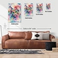 thumbnail image 5 of Hippie Devon Rex Portrait Watercolor Tie-Dye Vintage Styles Vertical Matte Canvas Poster Cat Lover Kitten Owner Gifts Wall Art Home Decor - 00014, 5 of 5