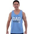 thumbnail image 4 of Fathers Day World's Greatest Dad No 1 Tank Top Sleeveless Tee Men Brisco Brands 2X, 4 of 7