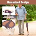 thumbnail image 5 of Canddidliike Lightweight Adjustable Folding Cane Seat with Light-Brown, Elderly Assistance Products, 5 of 9