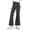Black, variant on zbxnLI 5-15 Years Girl's Flared Leg Pants Elastic Waisted Slim Casual Pants Outdoor Sports Comfy Trousers with Pockets