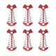 thumbnail image 1 of Tensores de cuerda de ajuste de cordón Guyline de aluminio, clavijas de anclaje para cubierta de toldo de tienda, forma de espina de pescado de 3 pulgadas con hebilla de resorte, 6 uds., 1 of 5