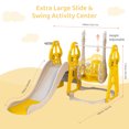 DUKE BABY 4in1 Kids Swing and Slide Set, Extra Large Baby Indoor