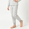 thumbnail image 6 of BXJX Girls Cotton Thermal Pants, Casual Fleece Lined Elastic Waist Stretchy Kids Loungewear Pants Gray Size 7-8 T, 6 of 6
