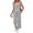 A017-Dark Gray, variant on Women's Summer 2 Piece Lounge Sets 2026 Cap Sleeve Tops Wide Leg Pants Workout Sets Loose Casual Tracksuit