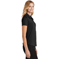 thumbnail image 4 of Zfeel High Performance Women's Pure Polo, Dry Fit Poly Black Polo Shirt Size- S, 4 of 6