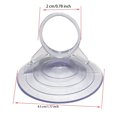 thumbnail image 4 of Injueey Ventosa transparente de 6 uds., colgador de pared extraíble al vacío fuerte, ventosa para coche automotriz, accesorio para ducha de boda o Juegos de accesorios de baño Injueey HA070486-01, 4 of 6