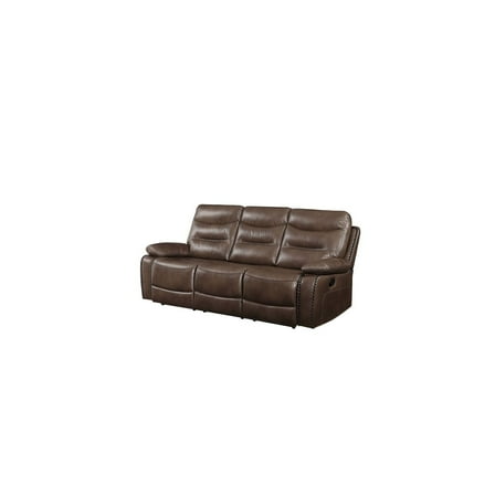 Homestock Boldly Bohemian Sofa (Motion) In Brown Leather-Gel Match