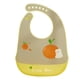 thumbnail image 1 of Silicone Baby Bibs Waterproof Oil Resistance Soft Skin Friendly Adjustable Feeding Bib for Drawing Orange, 1 of 4