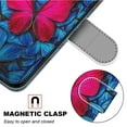 thumbnail image 5 of For Samsung A53 Case 5G , Mantto Magnetic PU Leather Phone Case With Hand Rope Strap Cute Pattern Painted Flip Card Wallet Slots Case,Kickstand Phone Skin For Samsung Galaxy A53 5G, Butterfly, 5 of 8