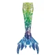 thumbnail image 5 of Traje de baño de princesa sirena moderno, disfraz de Halloween de colores, cola de sirena para niña, 5 of 5