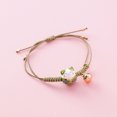 thumbnail image 4 of 1pc Cat Braided Bracelet Hand-knitted Kitten Hand String for Friends Kids (Green), 4 of 9