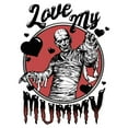 thumbnail image 2 of Men's Universal Monsters Mother's Day Love My Mummy  Tank Top White 2X Large, 2 of 4