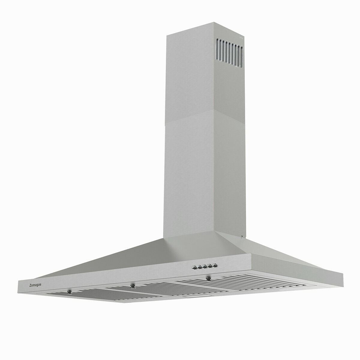 36 inch Range Hood Wall Mounted Vent Hood Stainless Steel Ducted/Ductless 3 Speed Exhaust Fan