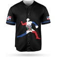 thumbnail image 2 of Personalized Dominican Republic Baseball Jersey Shirt,Team Name Republic Dominicana Baseball Jersey for Men and Women (S), 2 of 4