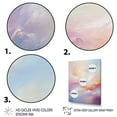 thumbnail image 3 of Designart "modern Pink And Blue Clouds" Romantic Landscape Wall Art Print, 3 of 5