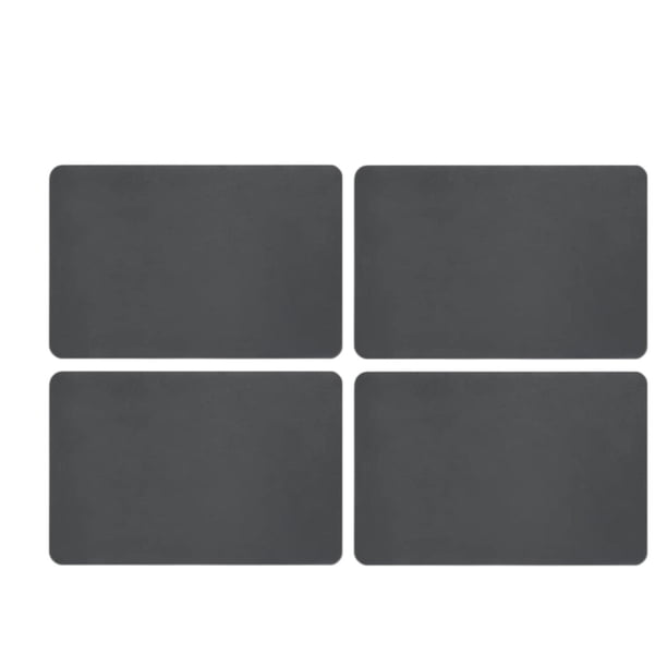 4 piezas de tapetes escurridores de platos, bandeja de secado, absorbentes de agua, tapetes escurridores de platos resistentes negro