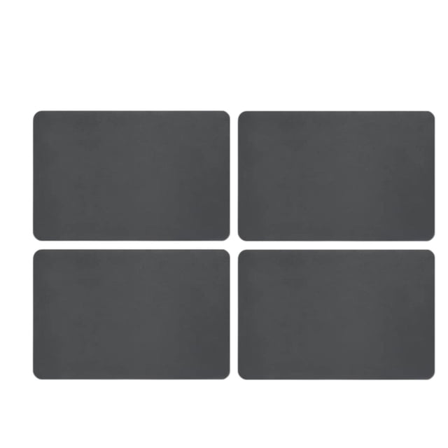 4 piezas de tapetes escurridores de platos, bandeja de secado, absorbentes de agua, tapetes escurridores de platos resistentes negro