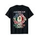 thumbnail image 1 of American Born Mexican Roots Flag Tee Proud USA Love Mexico T-Shirt, 1 of 6