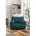 thumbnail image 1 of KOSSMAI Bean Bag Upholstered Tufted Linen Chair with Memory Foam for Living Room, Bed Room, Study Room, 1 of 5