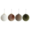 thumbnail image 4 of 4 Pcs Christmas Tree Ornaments Velvet Balls Christmas Decorations,Large Velvet Ornaments for Christmas Tree,Soft Flocked Christmas Ornaments Hanging for Christmas Tree Home Office Decoration, 4 of 8