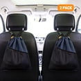 thumbnail image 2 of UNIWELL 2pcs Car Trash Bags Automotive Detachable Hanging Garbage Bag for Car Hanging Back Seat for Outdoor Traveling, 2 of 7
