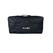 Ruach Midnight (Black) Hardwood Wooden Pedalboard for Effects Pedals and Case Size 3