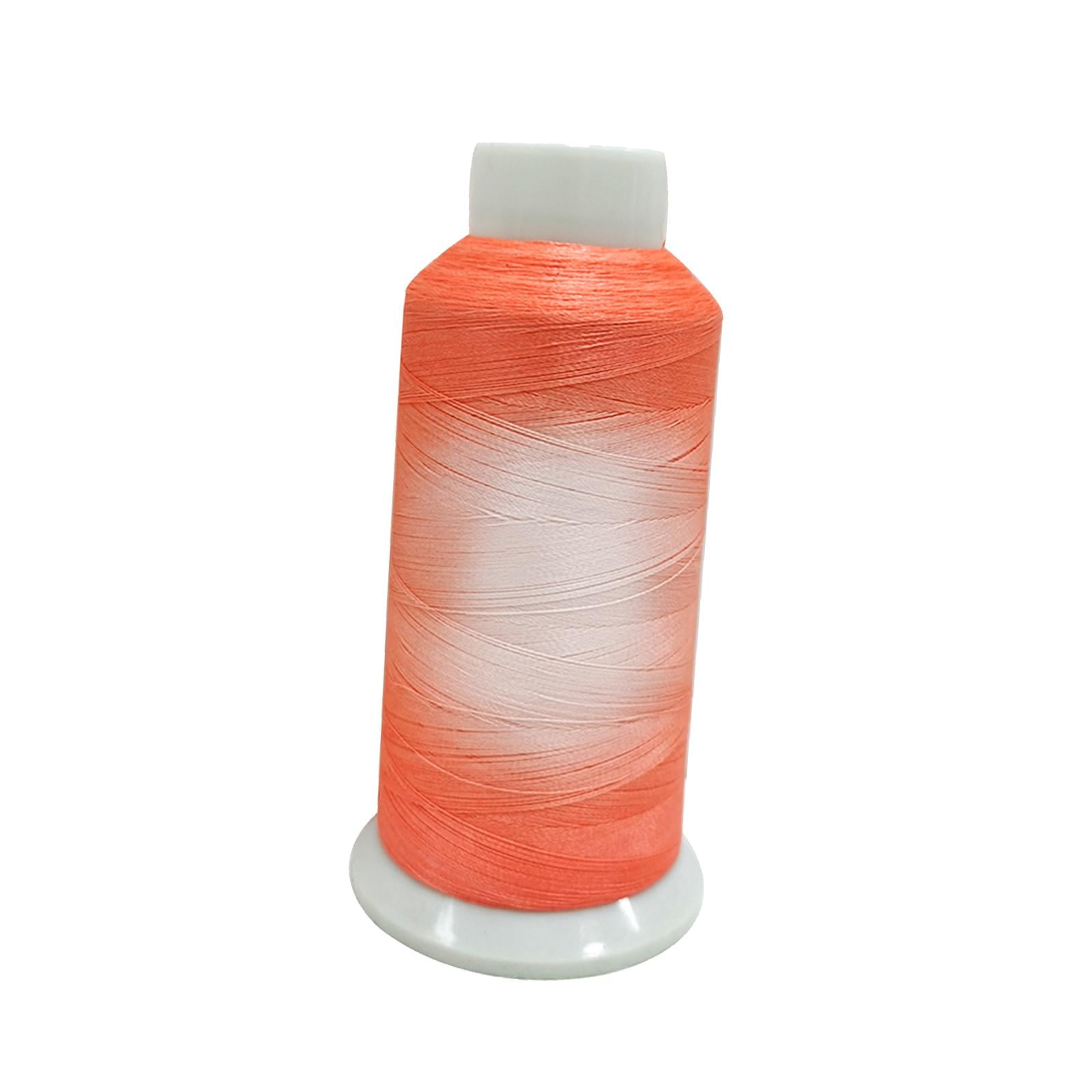 Color Changing Thread, Embroidery, Hand Knitting, Polyester Supplies for Festivals Hat Orange