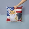 thumbnail image 2 of Carolines Treasures BB9642PW1414 Pembroke Corgi Patriotic Fabric Decorative Pillow  14Hx14W multicolor, 2 of 4