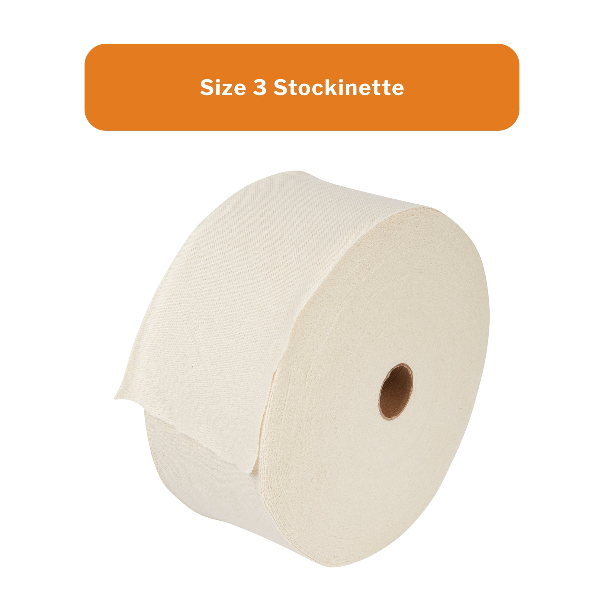 McKesson Stockinette Bandage Wrap - Cotton, Single Ply, Non-Sterile, Bias Cut - Size 3, 3 in x 50 yd, 1 Count, 1 Pack