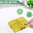 thumbnail image 4 of Kraoden Portable Travel Vitamin Organizer, 8 Compartment Pill Box with Large Capacity, Secure Seal, Unique Shape, and Easy Carry Design for Outdoor Trips, 4 of 6