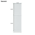thumbnail image 3 of 63" Tall Bathroom Storage Cabinet with Glass Doors,Two Drawers, and Adjustable Shelves, 3 of 8