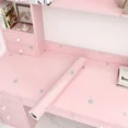 thumbnail image 5 of 1 PCS Pink Girl's Room Self-adhesive Wallpaper Princess Room Bedroom Star Pattern Background Wall PVC Sticker Wallpaper, 5 of 7