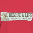 thumbnail image 3 of CafePress - Rescue Dog Quote Women's T Shirt - Women's Traditional Fit Dark T-Shirt, 3 of 5