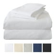 thumbnail image 2 of Great Bay Home Super Soft All-Season Sheet Set (Full, White), 2 of 4