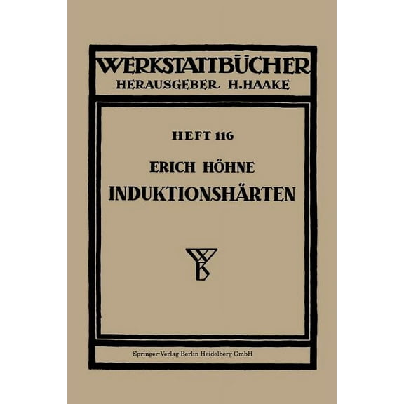 Werkstattbücher Induktionshärten, Book 116, (Paperback)