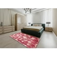 thumbnail image 5 of Ahgly Company Machine Washable Indoor Rectangle Abstract Pastel Pink Area Rugs, 8' x 12', 5 of 7