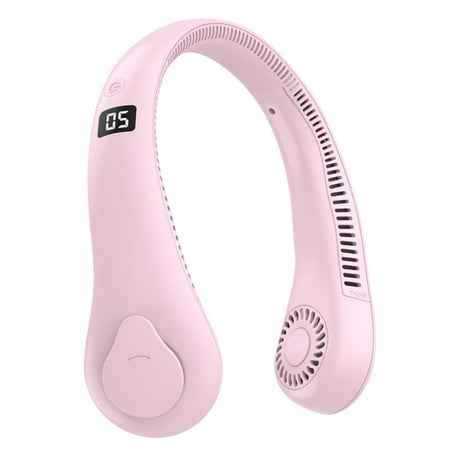 

Usb Fan Neck Portable Rechargeable Dua Effect Neck Protector Hand Free Cooler 1200mha Battery