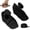 Black, variant on Weight Lifting Gloves for Men Women: Rubber Gym Weightlifting Anti-Slip Workout Grips for Gym Training and Exercise, Weight Lifting, Dumbbell, Deadlift, Bar Pad Pull Up Grippers No Sweaty (Black)