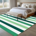 thumbnail image 4 of 6'x9' Area Rugs, Green Ombre Grey Striped Indoor Outdoor Area Rug for Living Room Bedroom, Farmhouse Stripe Modern Washable Bathroom Rugs Kitchen Floor Carpet Mats Home Decor Aesthetic, 4 of 8