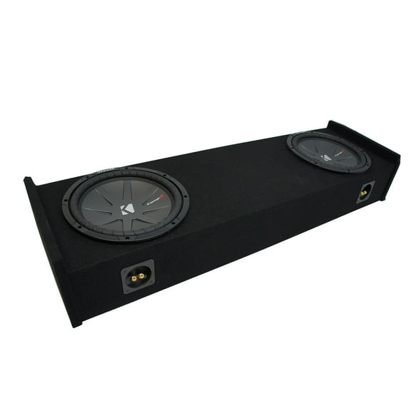 97-99 Ford F-150 Super Ext Cab Truck Kicker CompR CWR10 Dual 10 Sub Box 2 Ohm