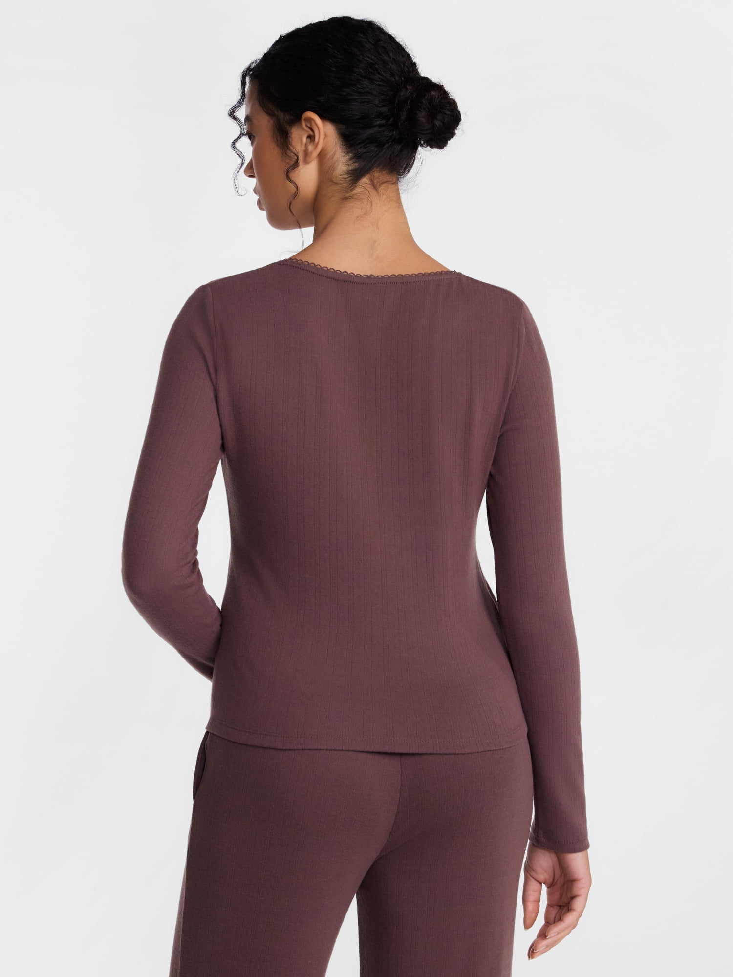 Joyspun Women’s Pointelle Sleep Top Sizes XS-2X