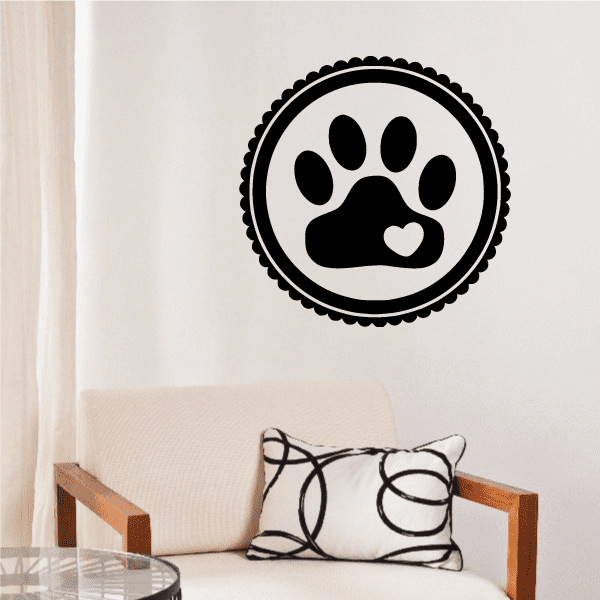 36 PAW PRINTS WAL STICKERS CAR STICKERS DECALS 