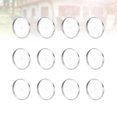 thumbnail image 4 of CIMAXIC 20 Pcs Accessoires de Broche DIY Plaques Rondes en Acier Inoxydable Attache Badge Boucle DIY Plateaux Inférieurs en Épingle à Poitrine (20MM Diamètre Intérieur),0.79"X0.79"X0.79 Pouces, 4 of 5