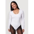 thumbnail image 2 of Women's Plus Size Long Sleeve Scoop Neck Bodysuit, 2 of 4
