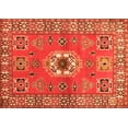 thumbnail image 1 of Ahgly Company Indoor Rectangle Geometric Orange Traditional Area Rugs, 8' x 10', 1 of 1